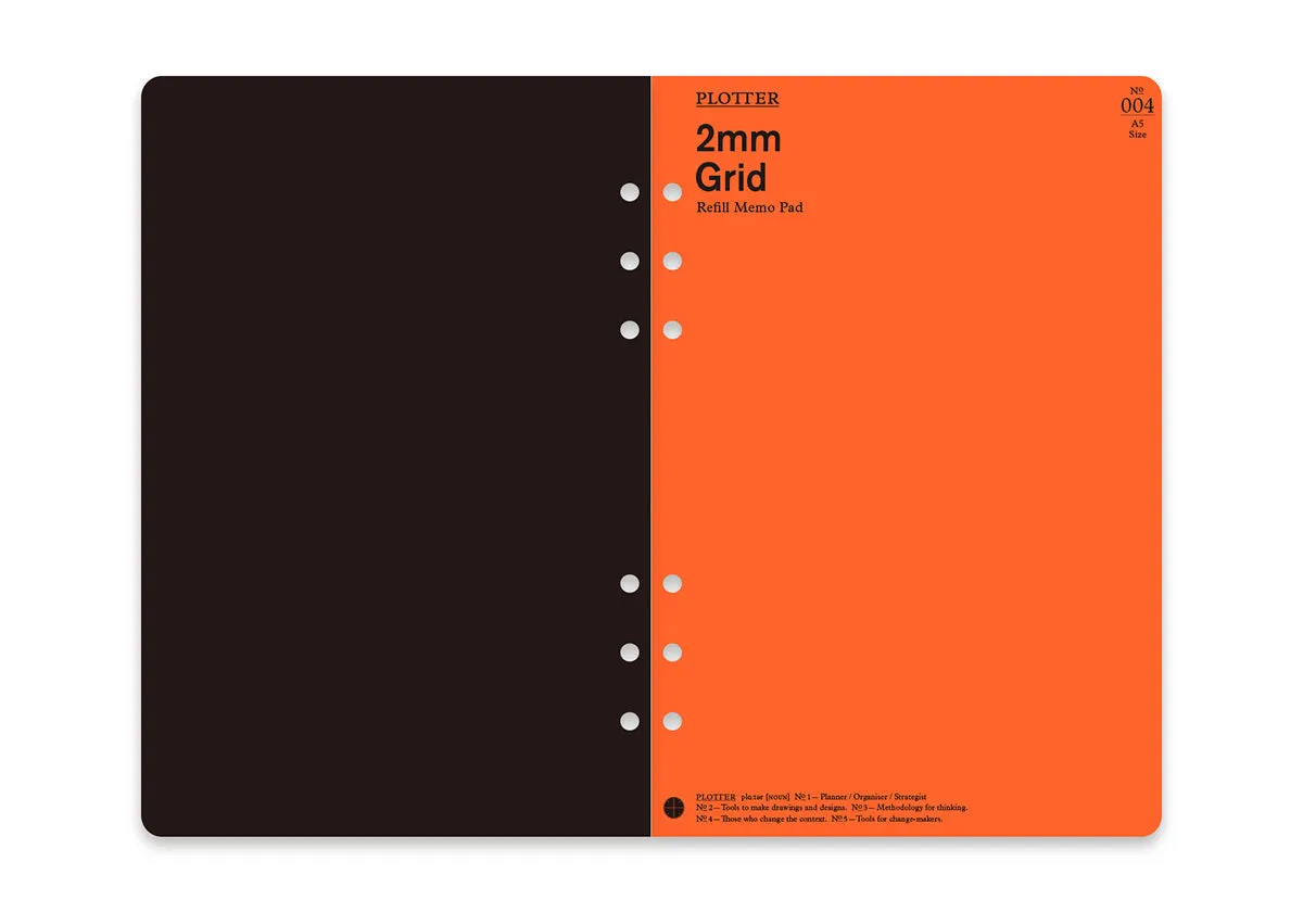 2mm Grid 80 sheets PLT0004 (A5 Size)