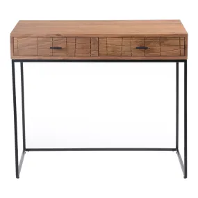 30" Moe'S Home Collection Atelier Acacia Writing Desk 1