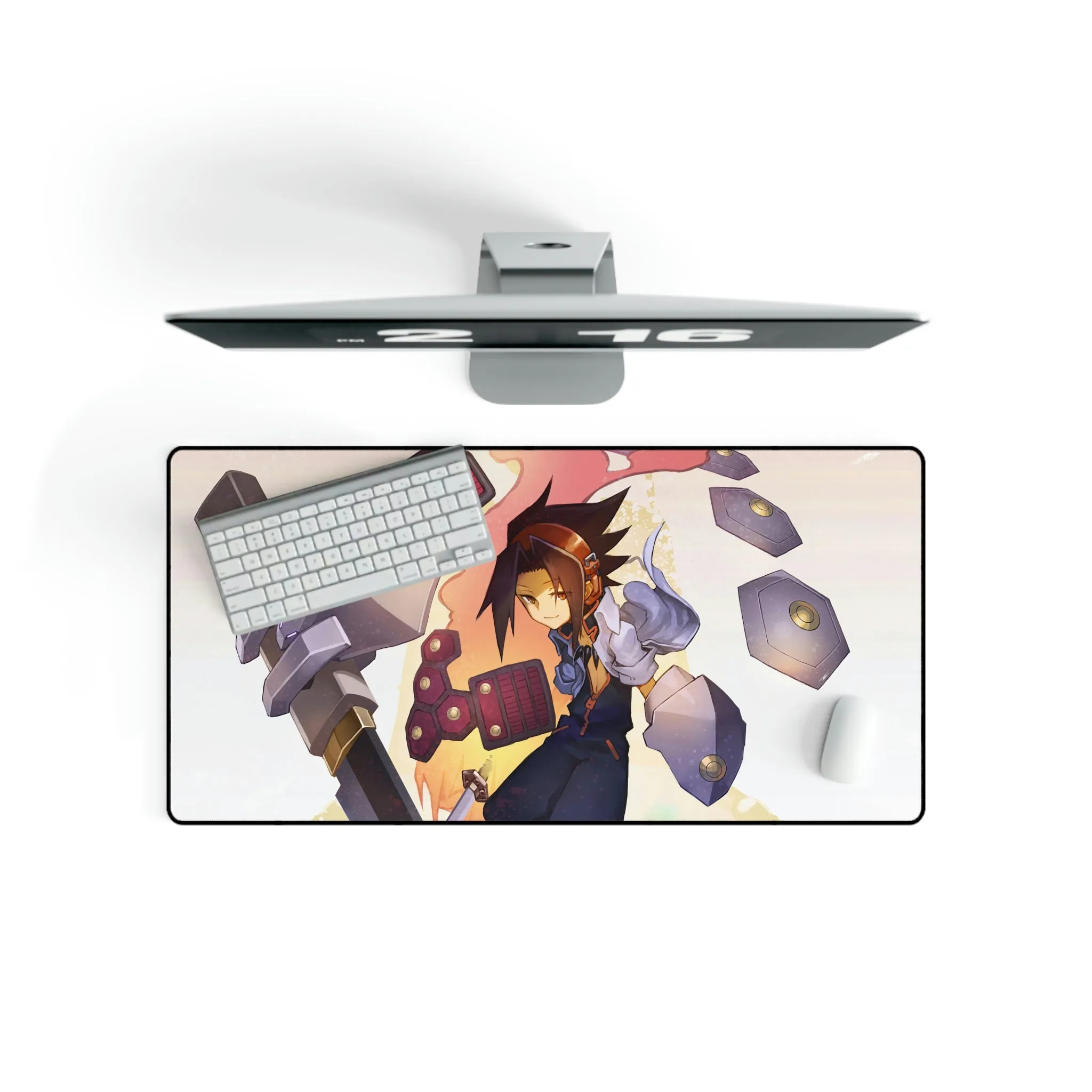 #3.3384, Shaman King, Yoh Asakura, Mouse Pad (Desk Mat)