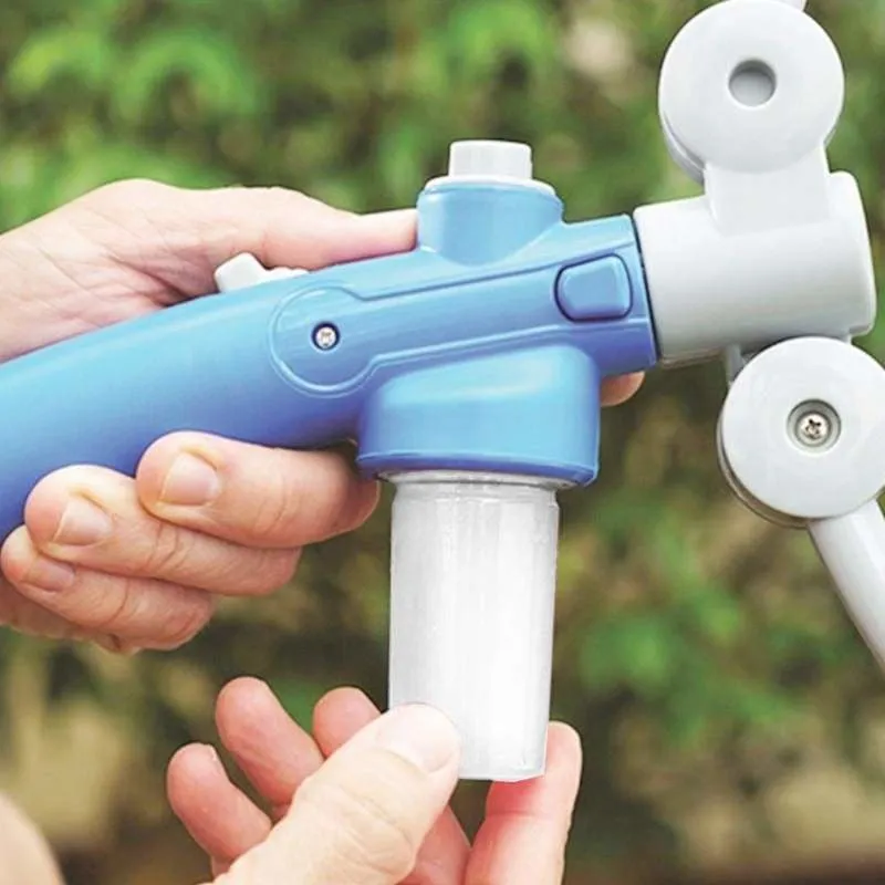 360 degree dog shower tool