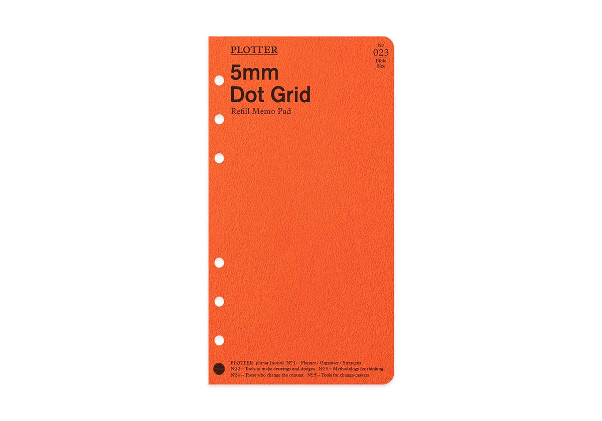 5mm Dot Grid 80 sheets PLT0023 (Bible Size)