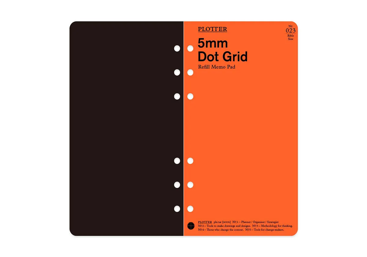 5mm Dot Grid 80 sheets PLT0023 (Bible Size)