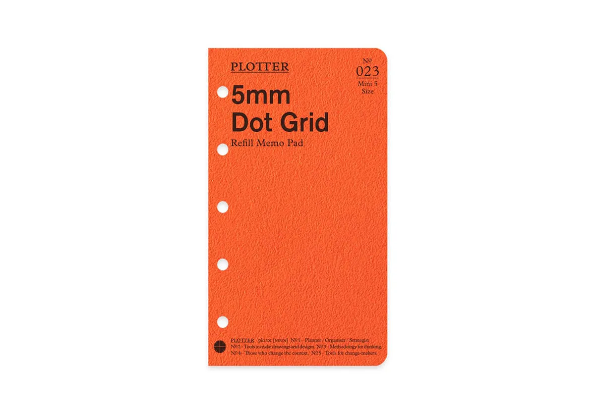 5mm Dot Grid 80 sheets PLT0023 (Mini 5 Size)