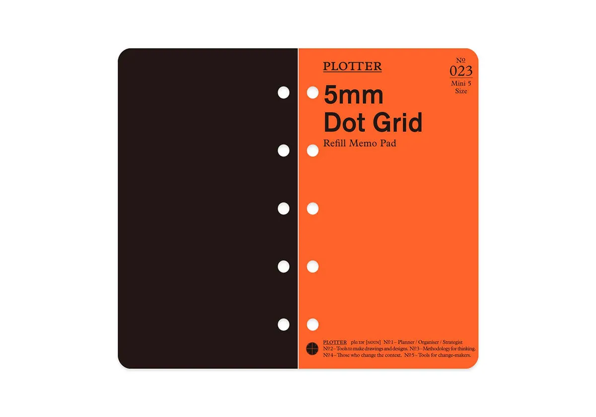 5mm Dot Grid 80 sheets PLT0023 (Mini 5 Size)