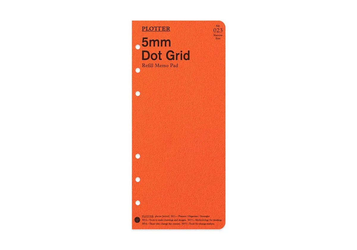 5mm Dot Grid 80 sheets PLT0023 (Narrow Size)