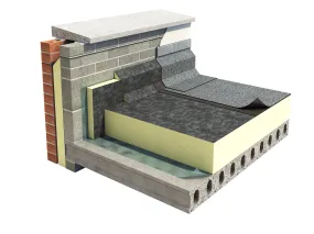 70mm Unilin (Xtratherm) Thin-R FR/BGM Flat Roof - Single Board