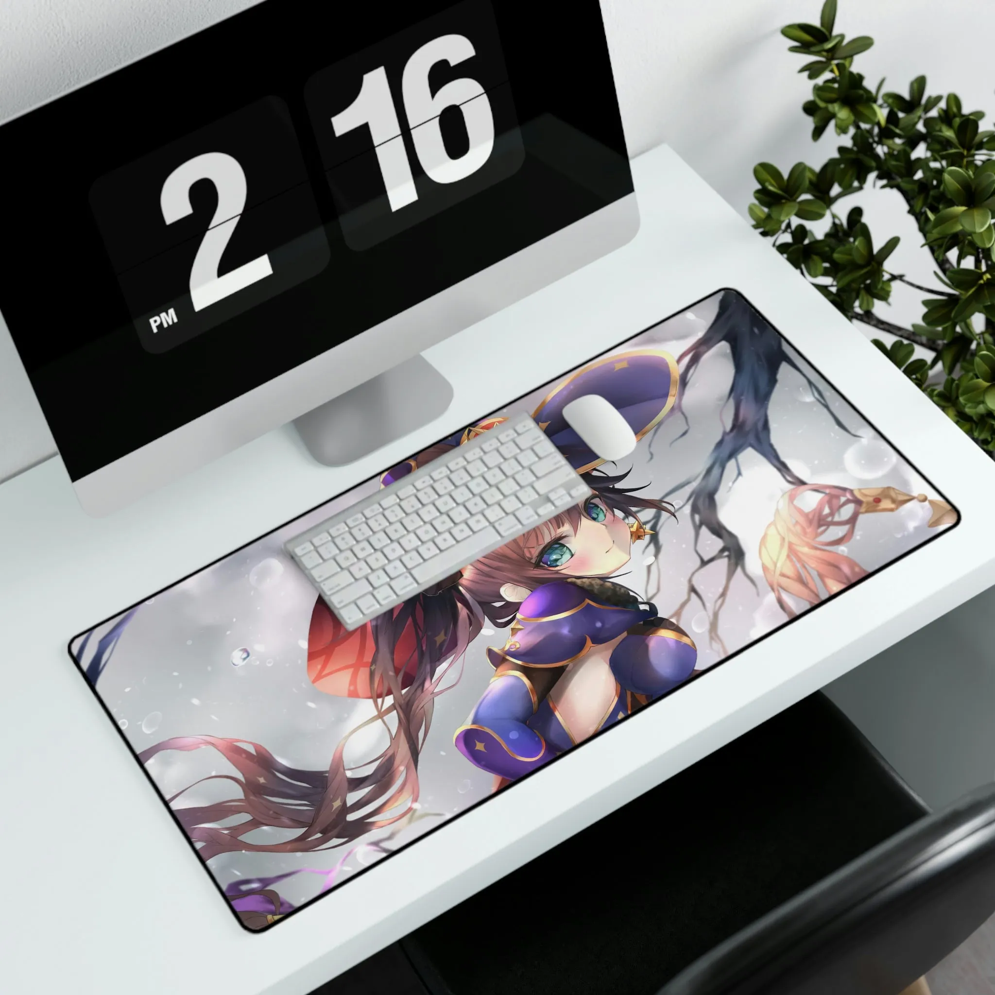 #8.1660, Genshin Impact, Mona, Mouse Pad (Desk Mat)