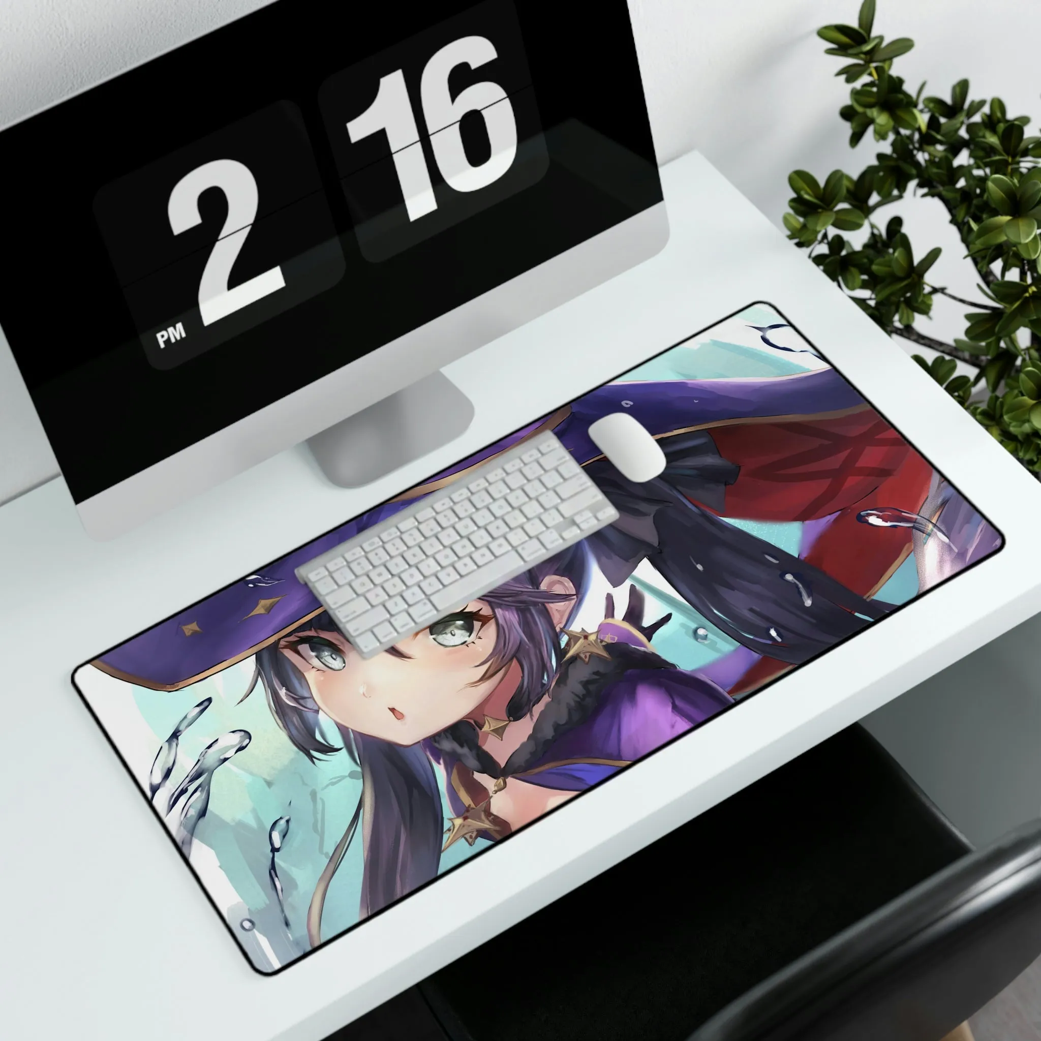 #8.1661, Mona, Genshin Impact, Mouse Pad (Desk Mat)