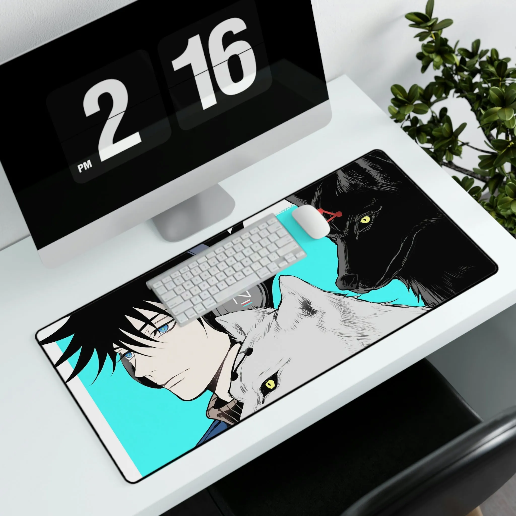 #8.2539, Megumi Fushigura, Summons, Jujutsu Kaisen, Mouse Pad (Desk Mat)