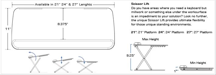 Adapt SpaceCo Scissor Lift