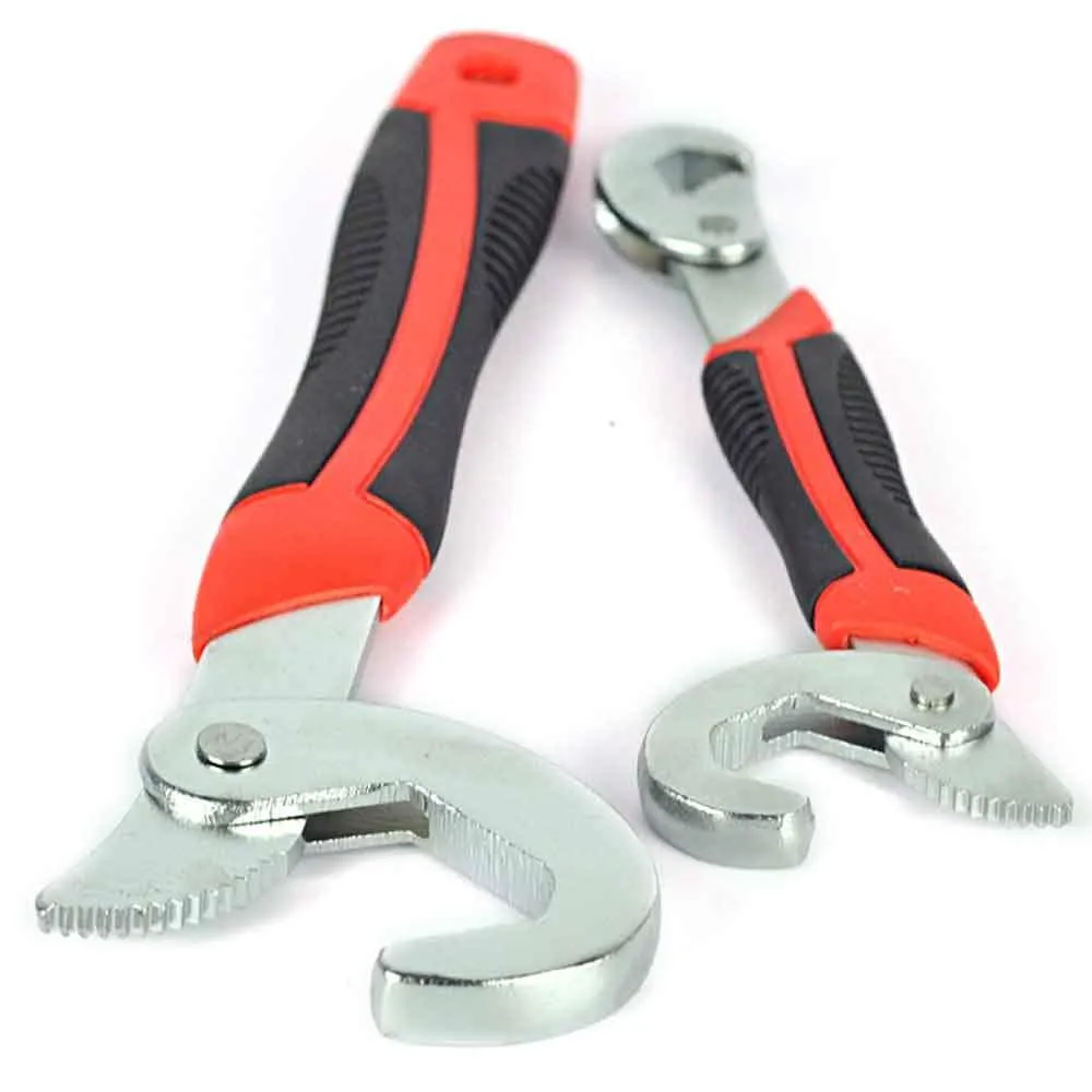 Adjustable Universal Quick Snap N Grip Wrench Spanner Set Tools