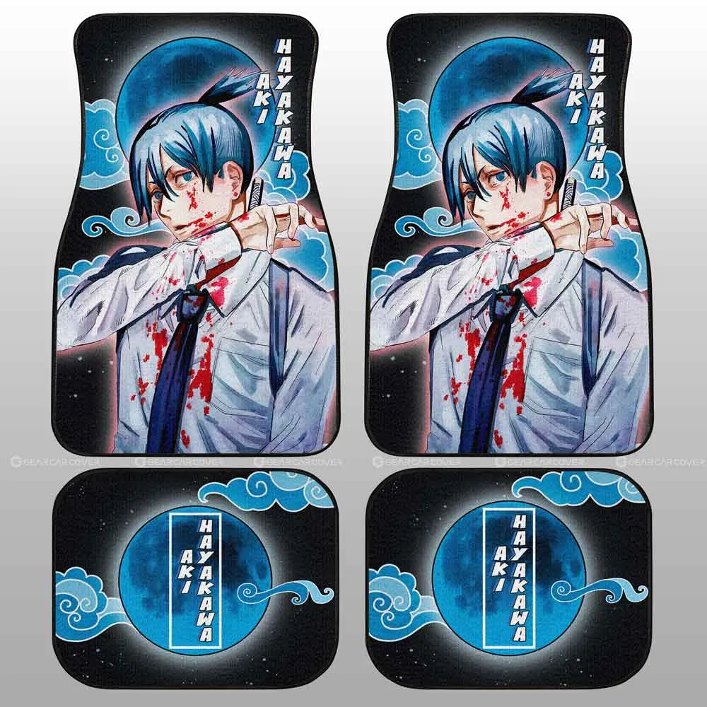 Aki Hayakawa Car Floor Mats Custom