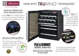 Allavino 24" Wide 56 Bottle Single Zone Left Hinge Wine Refrigerator