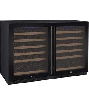 Allavino FlexCount II Tru-Vino 112 Bottle Dual Zone Black Wine Fridge 2X-VSWR56-1B20