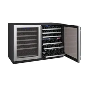 Allavino FlexCount II Tru-Vino 112 Bottle Three Zone Stainless Steel Wine Refrigerator 3Z-VSWR5656-S20