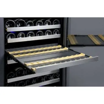 Allavino FlexCount II Tru-Vino 121 Bottle Dual Zone Stainless Steel Right Hinge Wine Fridge VSWR121-2SR20