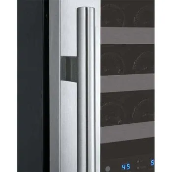 Allavino FlexCount II Tru-Vino 121 Bottle Dual Zone Stainless Steel Right Hinge Wine Fridge VSWR121-2SR20