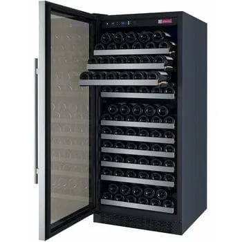 Allavino FlexCount II Tru-Vino 128 Bottle Single Zone Stainless Steel Left Hinge Wine Fridge VSWR128-1SL20