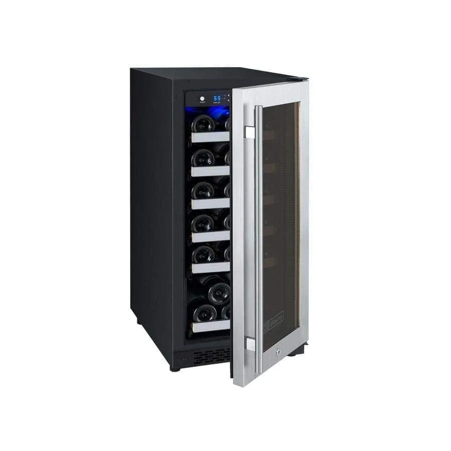 Allavino FlexCount II Tru-Vino 30 Bottle Single Zone Stainless Steel Right Hinge Wine Fridge