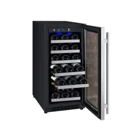 Allavino FlexCount II Tru-Vino 30 Bottle Single Zone Stainless Steel Right Hinge Wine Fridge