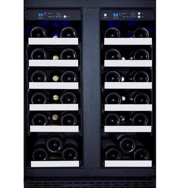 Allavino FlexCount II Tru-Vino 36 Bottle Dual Zone Stainless Steel Wine Refrigerator VSWR36-2SF20