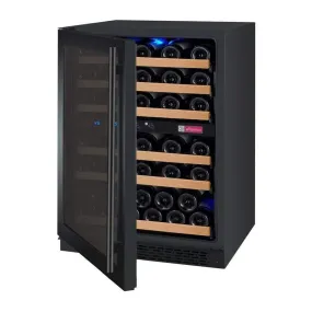 Allavino FlexCount II Tru-Vino 56 Bottle Dual Zone Black Left Hinge Wine Fridge VSWR56-2BL20