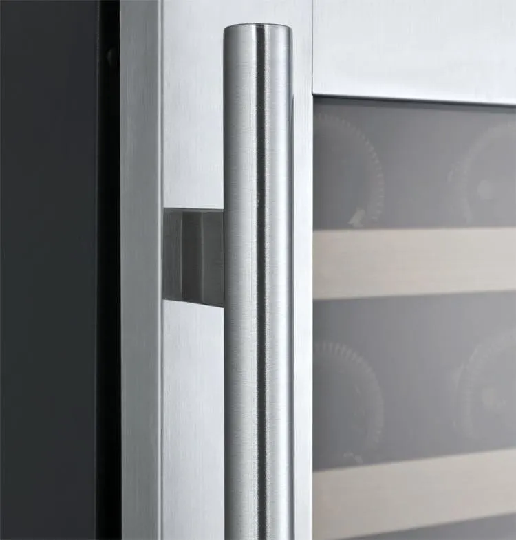 Allavino FlexCount II Tru-Vino 56 Bottle Dual Zone Stainless Steel Left Hinge Wine Fridge VSWR56-2SL20