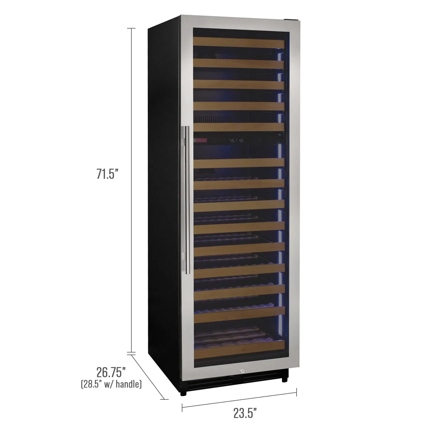 Allavino Reserva 154 Bottle Dual Zone Built-In Wine Refrigerator VSW15471D-2SR