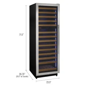 Allavino Reserva 154 Bottle Left Hinge Built-In Wine Refrigerator VSW15471D-2SL