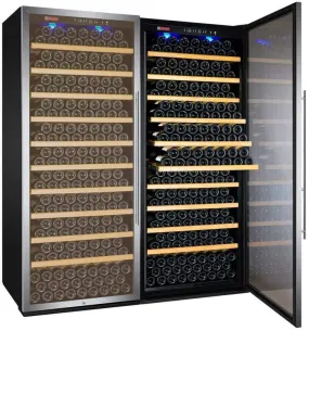 Allavino Vite II Tru-Vino 554 Bottle Dual Zone Black Wine Fridge 2X-YHWR305-1S20