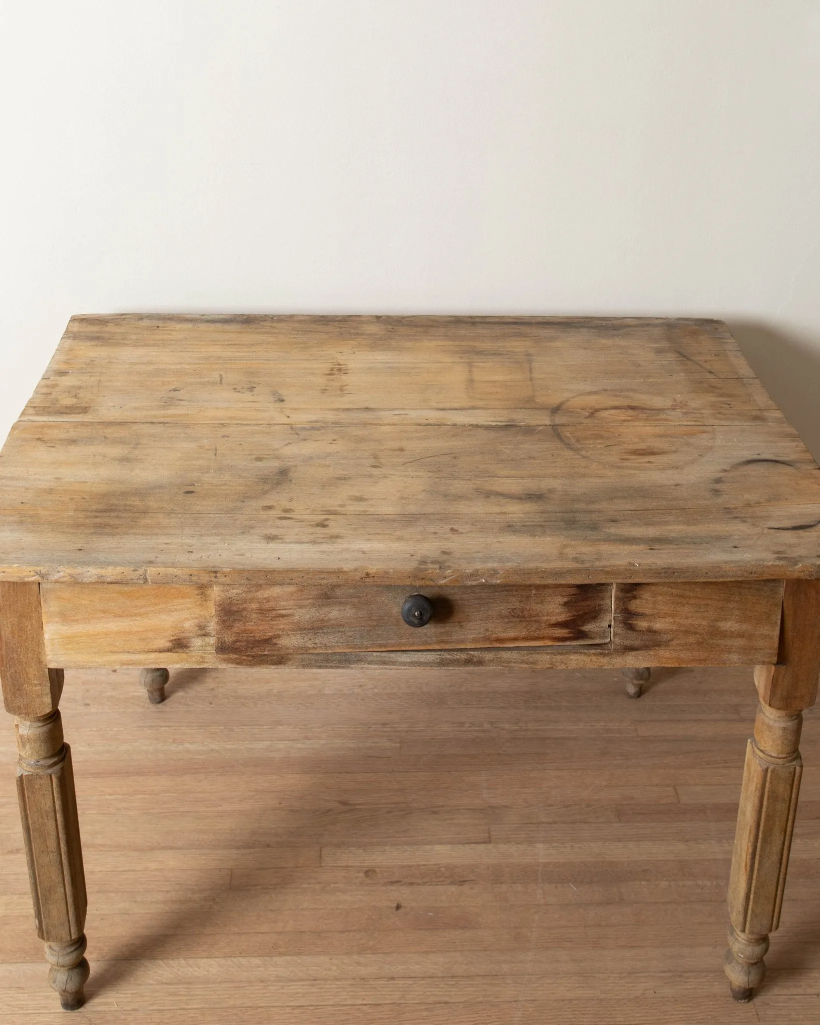 Antique English Pine Prep Table / Desk