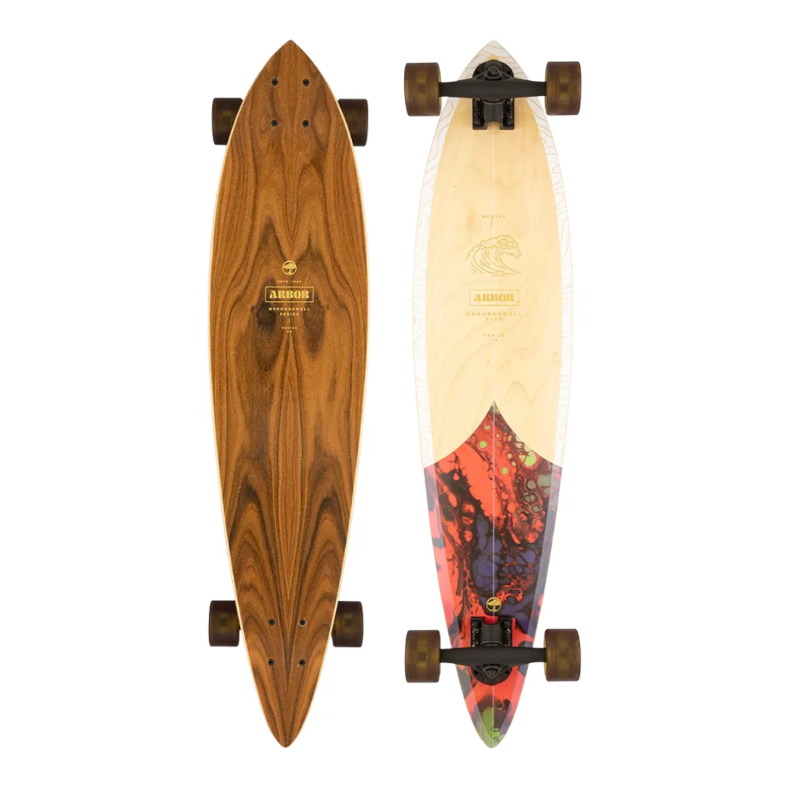 Arbor Groundswell Fish 37in Performance Complete Longboard