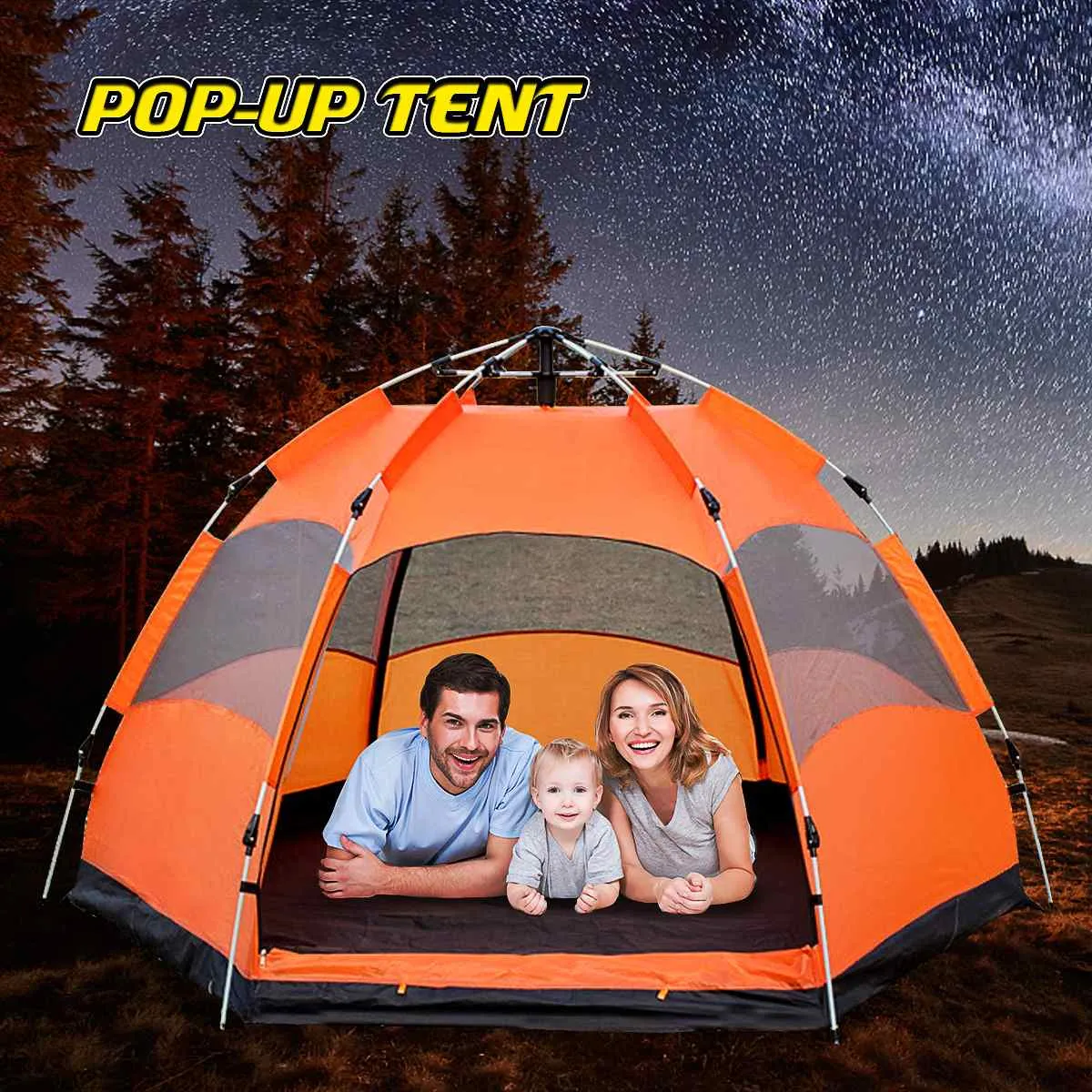 Automatic Tent Easy Setup Tent Family  5-8 Person