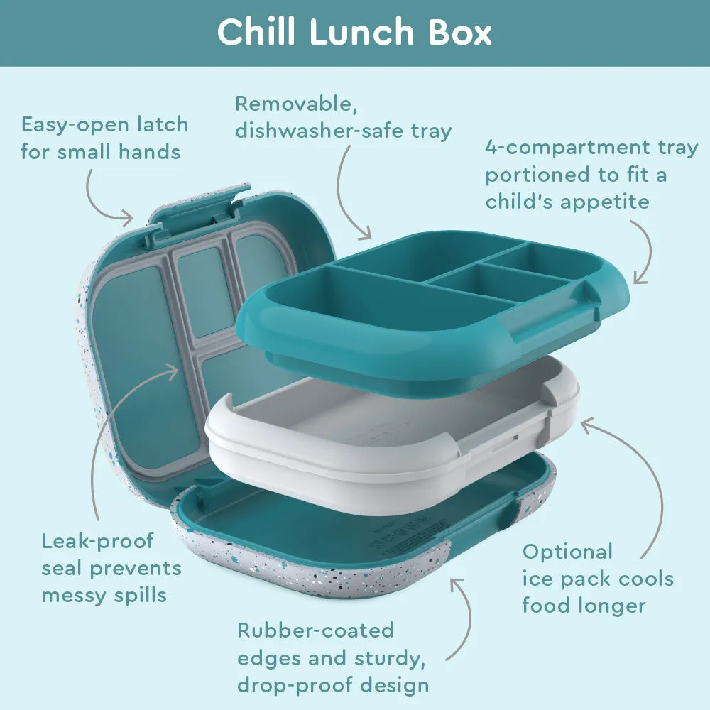 Bentgo Kids Chill Lunch Box & 2 Extra Trays with Lids