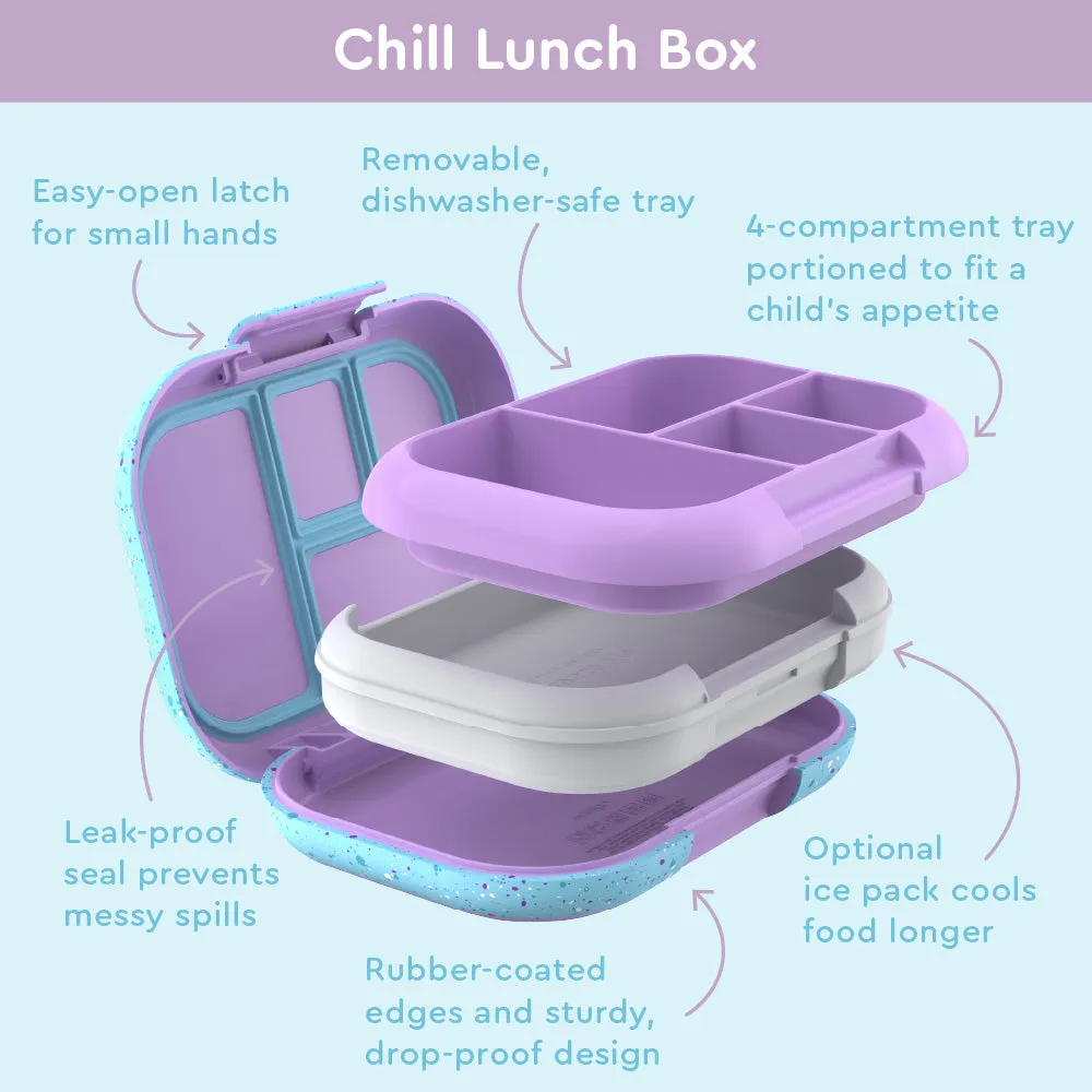 Bentgo Kids Chill Lunch Box & 2 Extra Trays with Lids