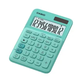 Casio Solar/Battery Calculator - 10 Digits - Light Green