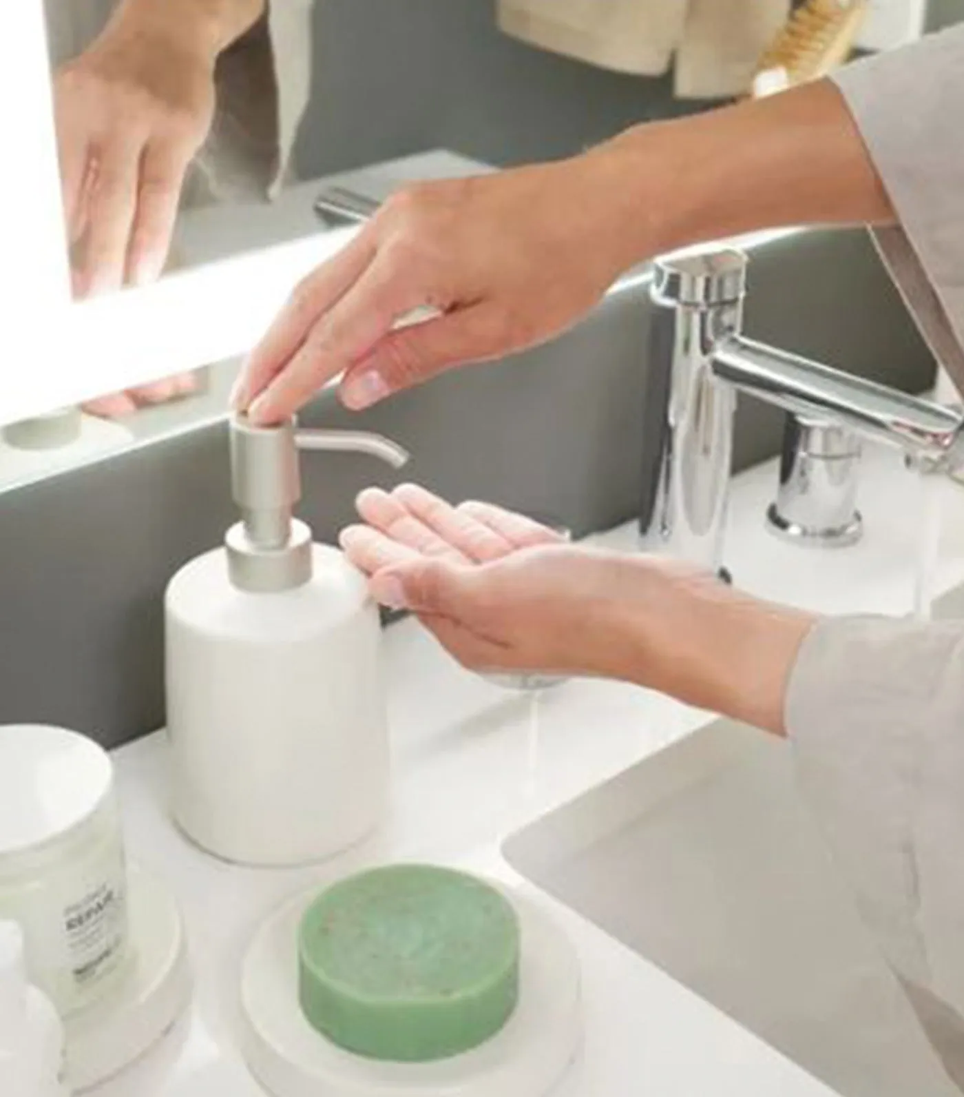 Ceramic Eco Vanity Soap Dispenser