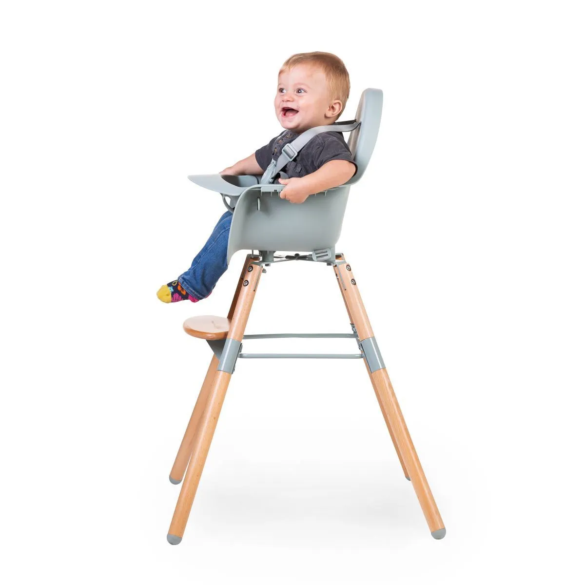 Childhome Evolu 2 High Chair - Natural Mint