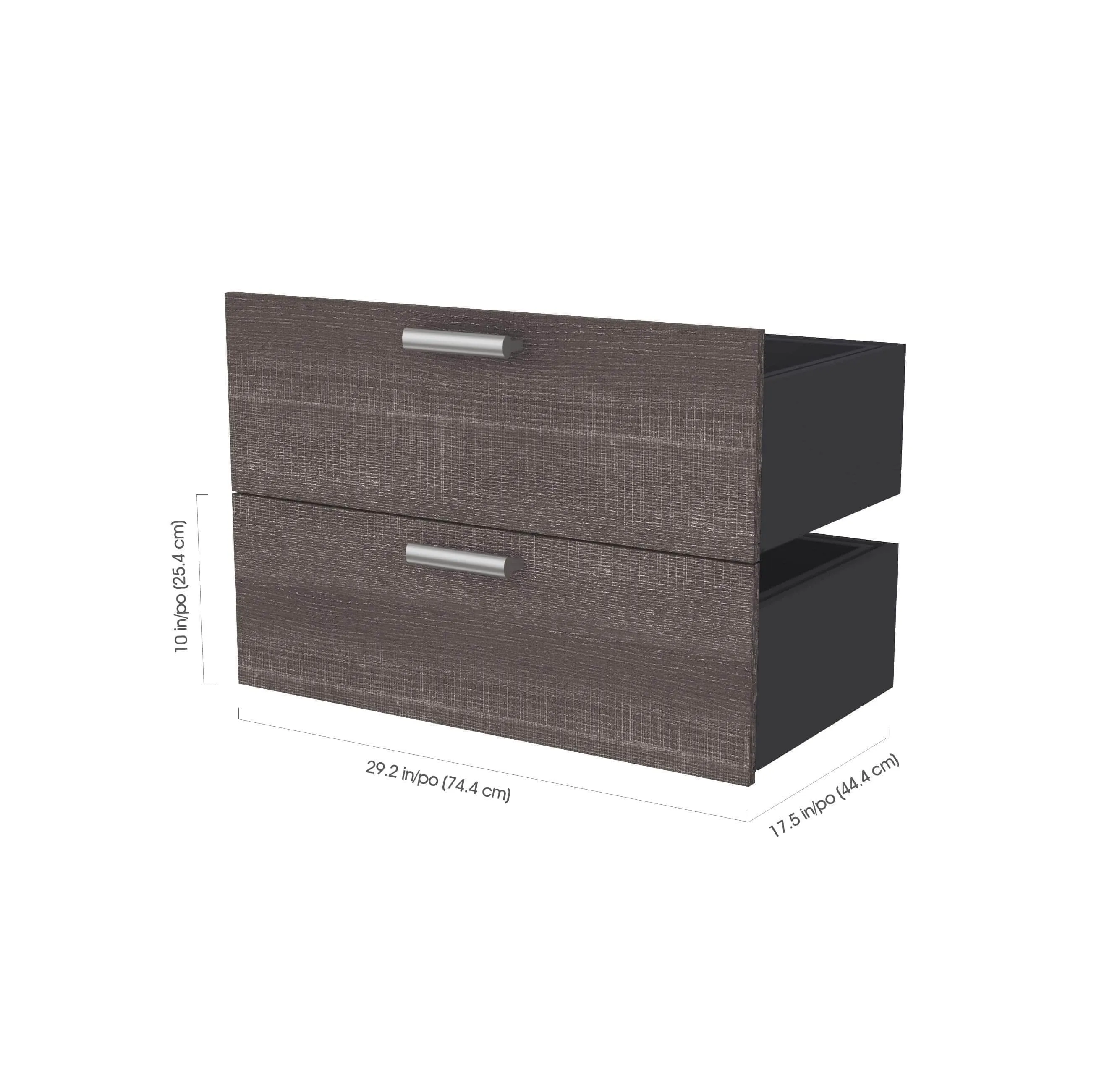 Cielo Full Murphy Wall Bed with Storage Cabinet (89W) - Available in 2 Colours