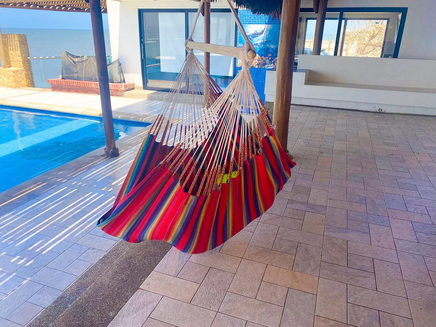 Colombian Hammock Chair with Universal Chair Stand