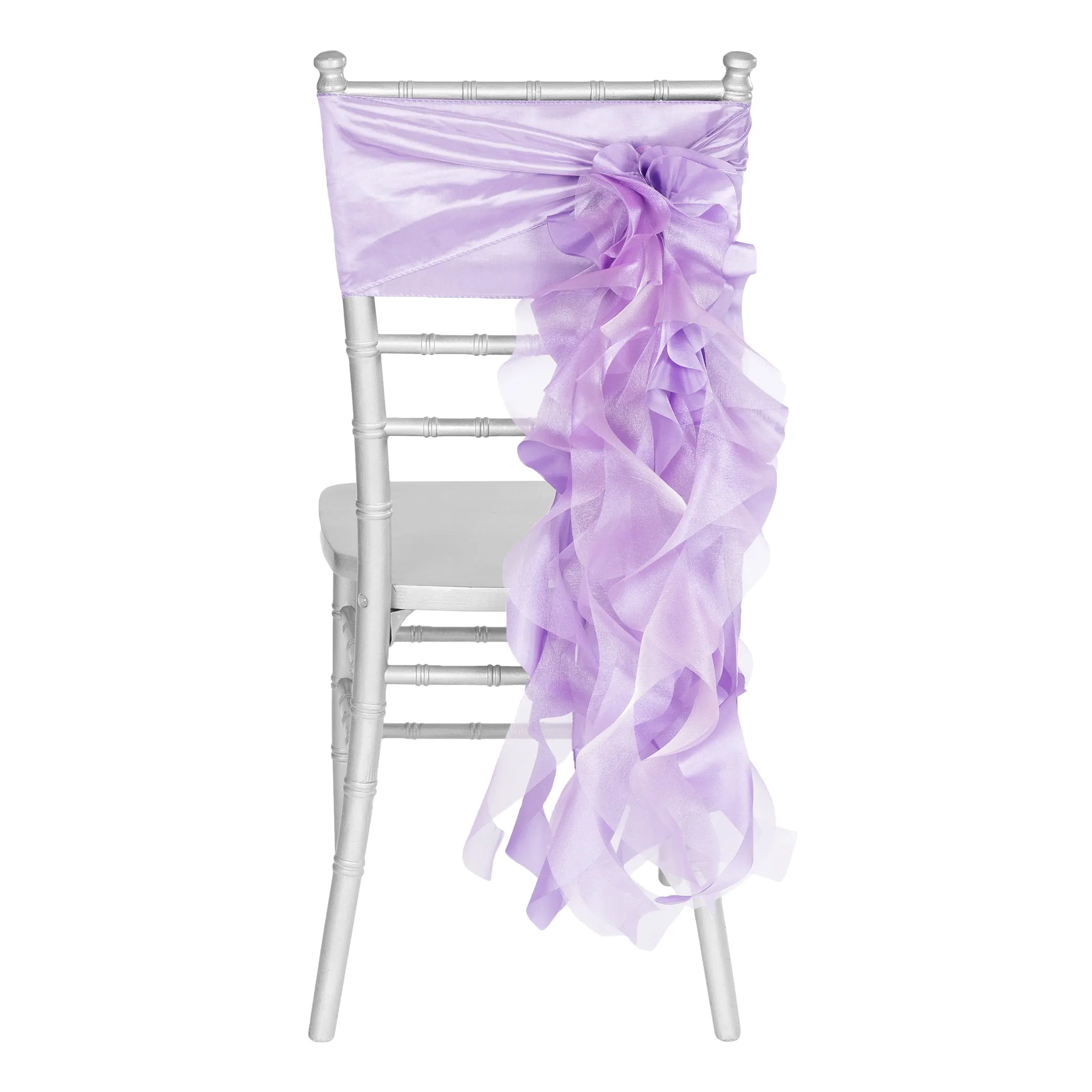 Curly Willow Chair Sash - Victorian Lilac/Wisteria