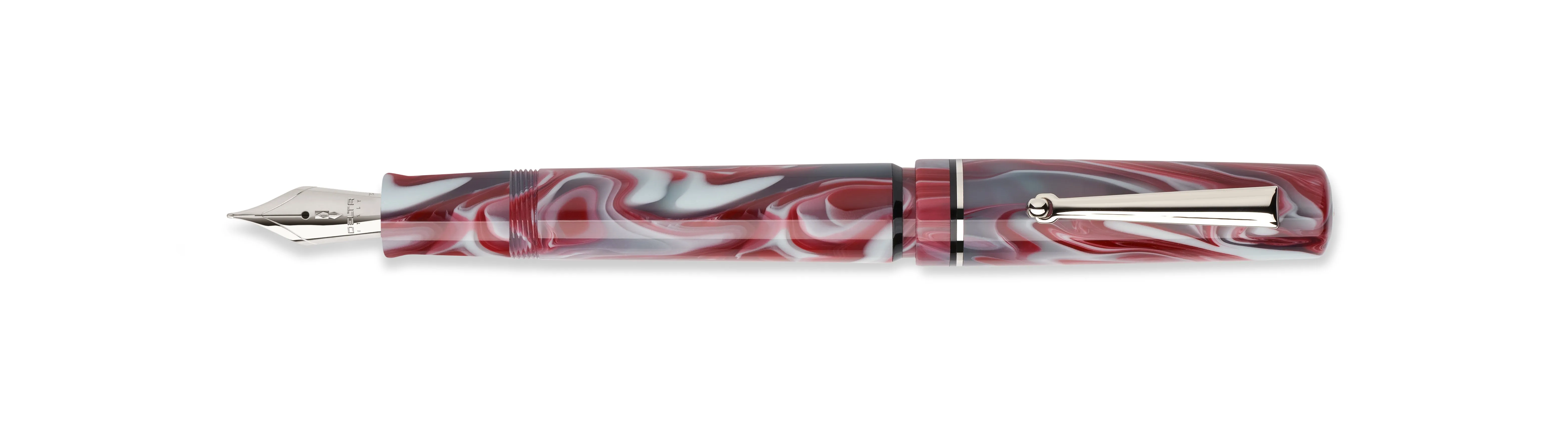 Delta Spaccanapoli Fountain Pen - Ruffo Pink Swirl