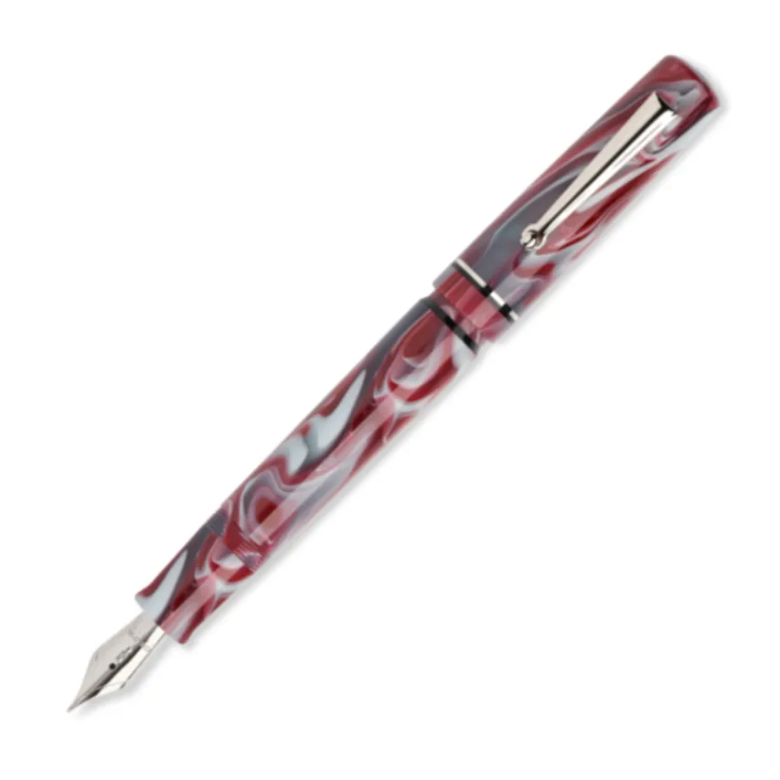 Delta Spaccanapoli Fountain Pen - Ruffo Pink Swirl