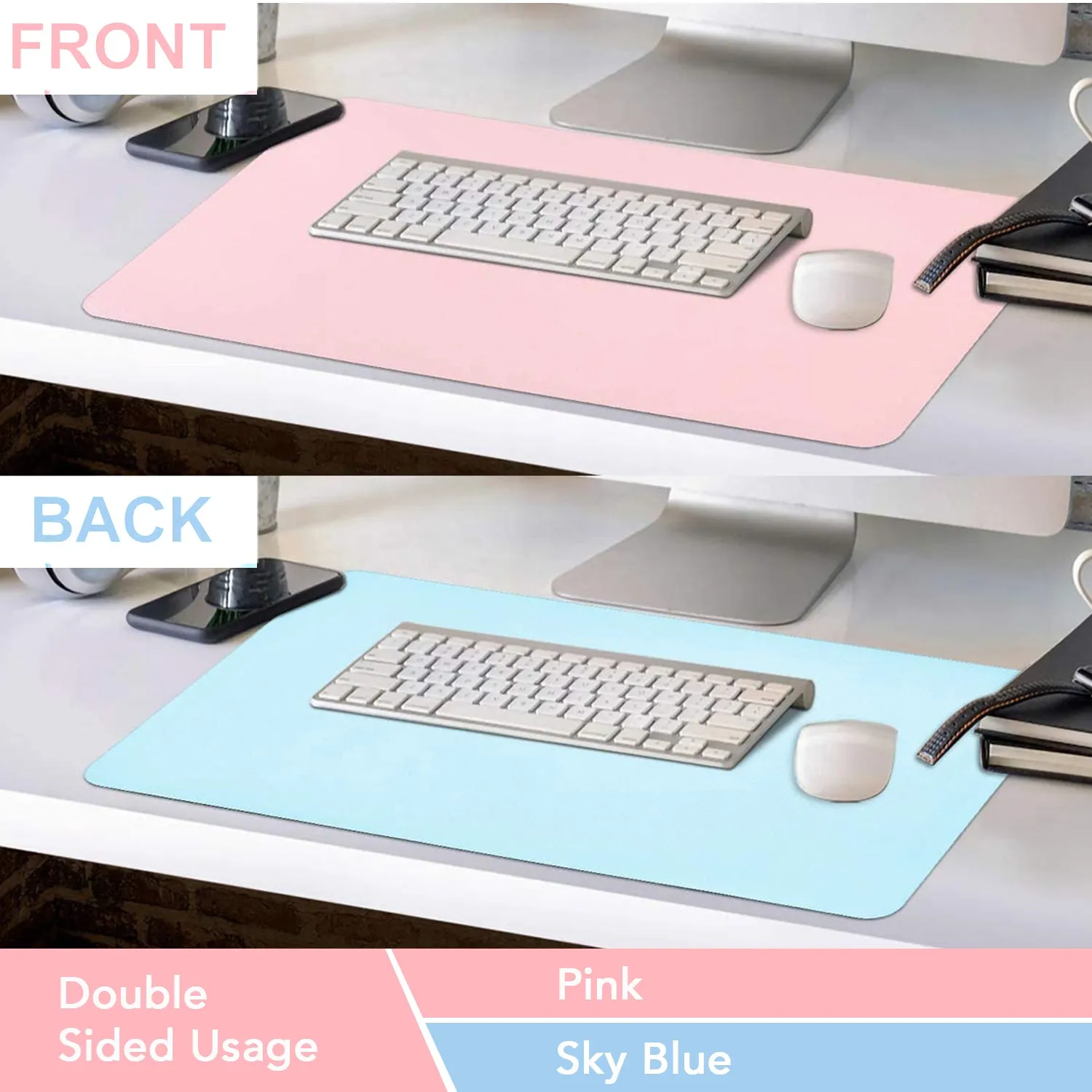 DeskPad - Pink & Sky Blue