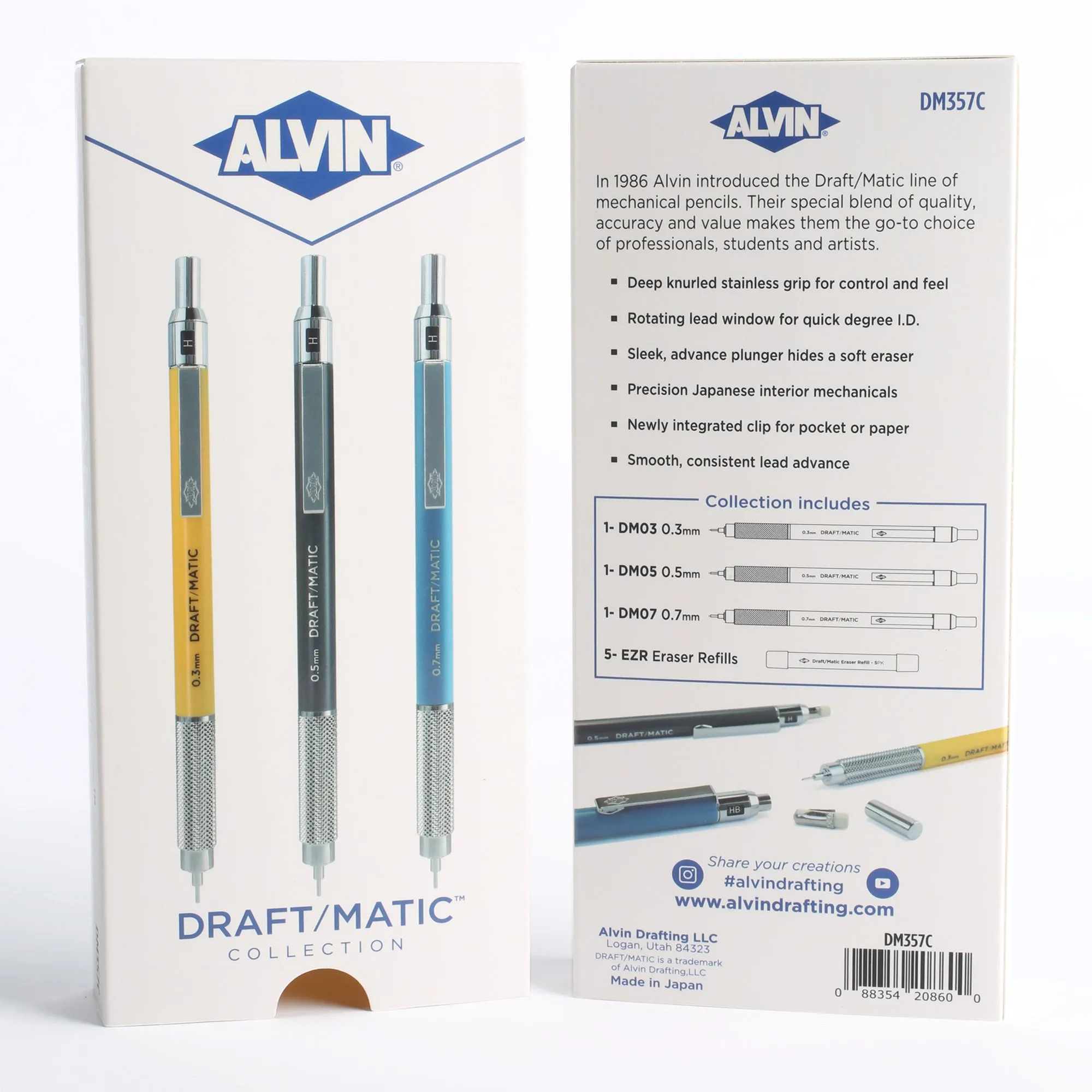 Draft/Matic Pencil Collection Set of 3