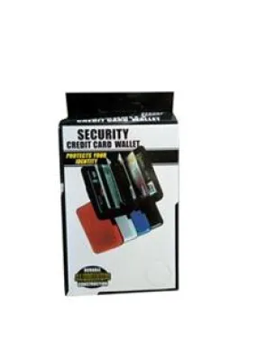 Durable Aluminium Security Credit Card Wallet