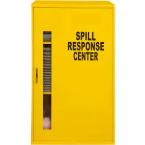 Durham Spill Control Respirator Cabinet 057-50 - 19-7/8"W x 14-1/4"D x 32-3/4"H, Yellow