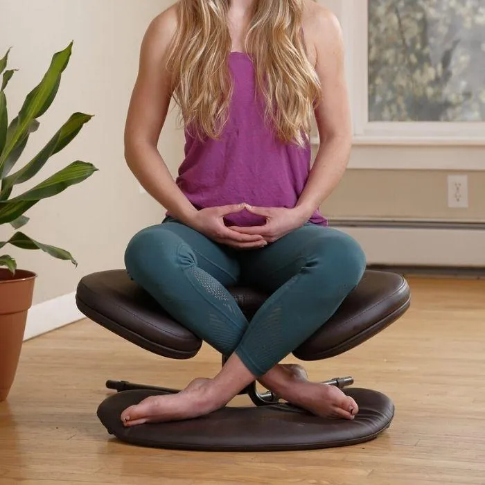 Evolution Meditation Vegan Ergonomic Chair With Backrest