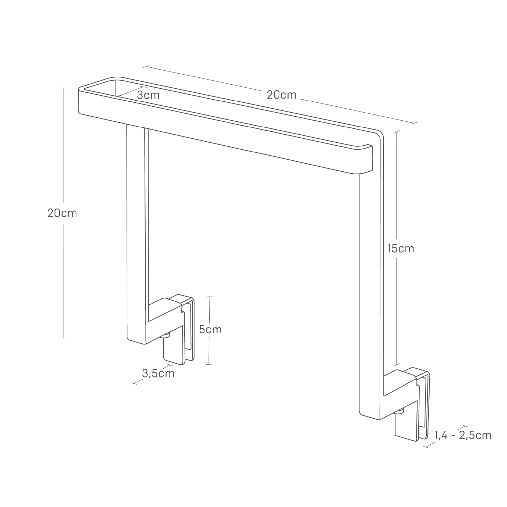 Floating Towel Hanger