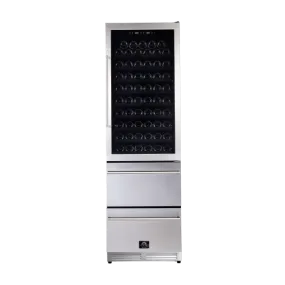 Forno Capraia 24" Dual Zone Wine-Beverage Cooler FWCDR6628-24S